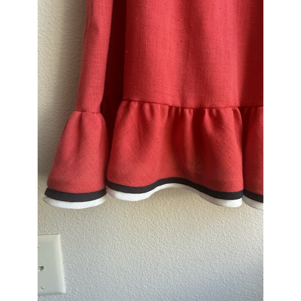 VTG Late 1960s 70’s Mod Colorblock Sundress Retro Hostess Midi Resort Dress - Picture 5 of 16